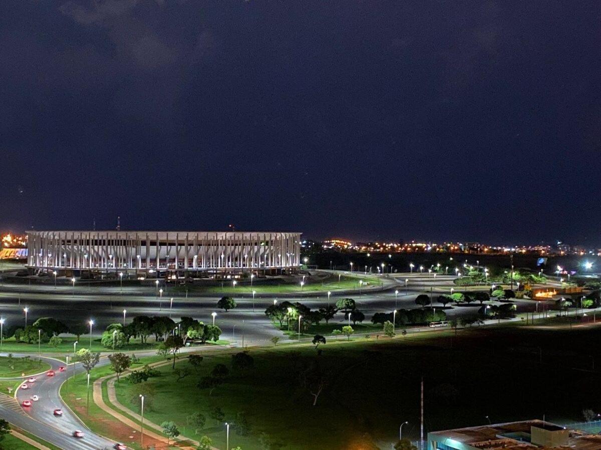 Flat Encantador No 11º Com Vista Pra Torre De Tv Brasília Extérieur photo