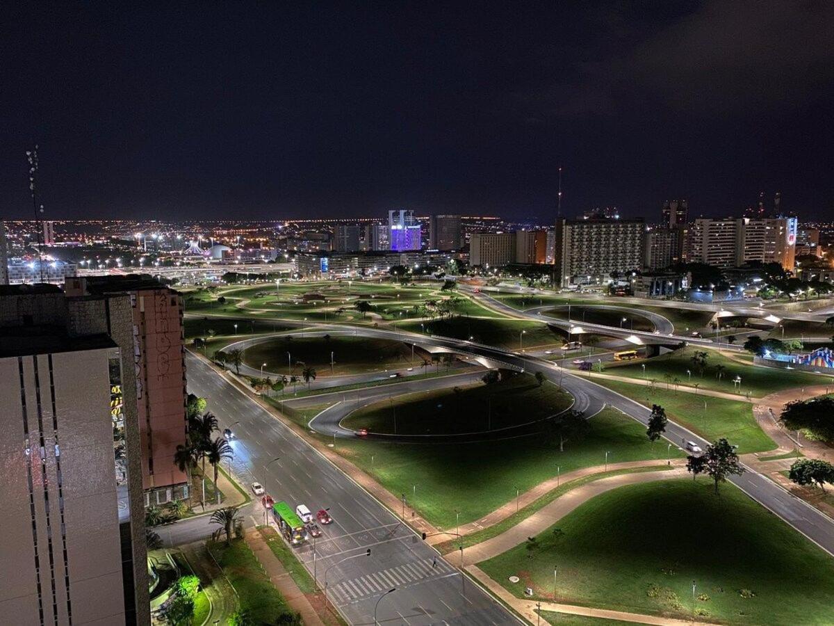 Flat Encantador No 11º Com Vista Pra Torre De Tv Brasília Extérieur photo