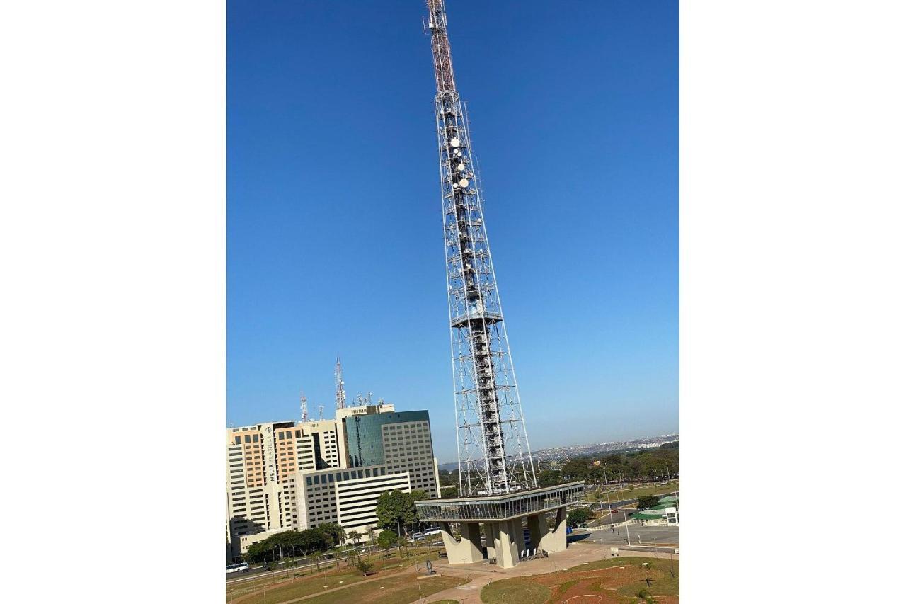 Flat Encantador No 11º Com Vista Pra Torre De Tv Brasília Extérieur photo